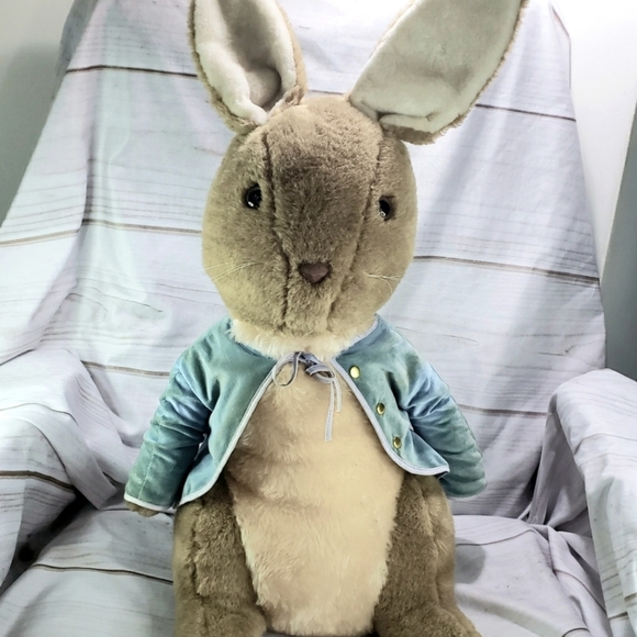 Eden Peter Rabbit Plush Stuffed Toy Vintage 22 Inch Jumbo READ - Picture 1 of 14